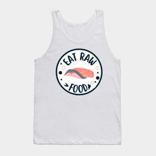 Tuna Sashimi Eat Raw Food Tank Top